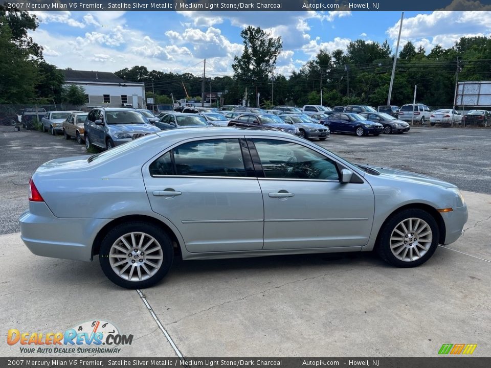 2007 Mercury Milan V6 Premier Satellite Silver Metallic / Medium Light Stone/Dark Charcoal Photo #4