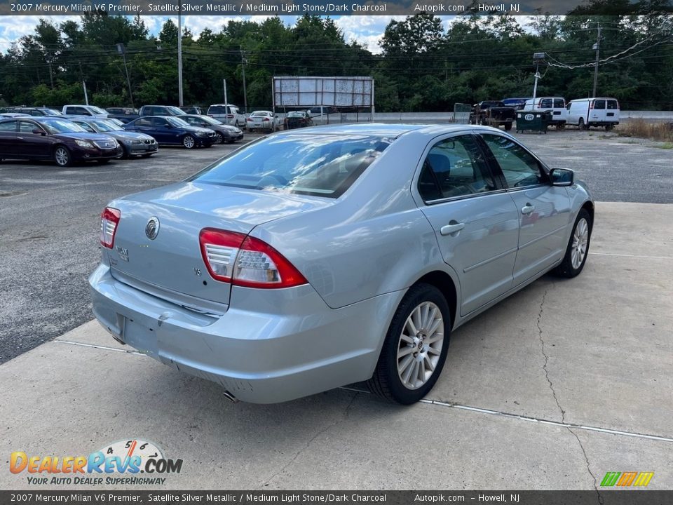 2007 Mercury Milan V6 Premier Satellite Silver Metallic / Medium Light Stone/Dark Charcoal Photo #6