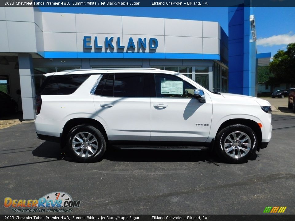 2023 Chevrolet Tahoe Premier 4WD Summit White / Jet Black/Maple Sugar Photo #2