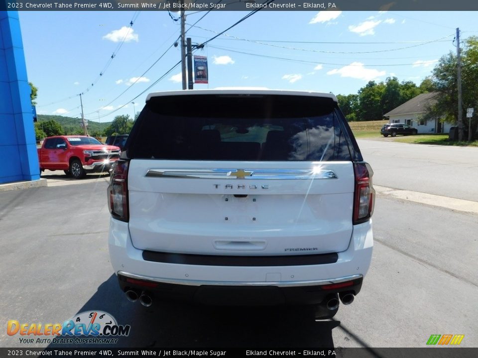 2023 Chevrolet Tahoe Premier 4WD Summit White / Jet Black/Maple Sugar Photo #4