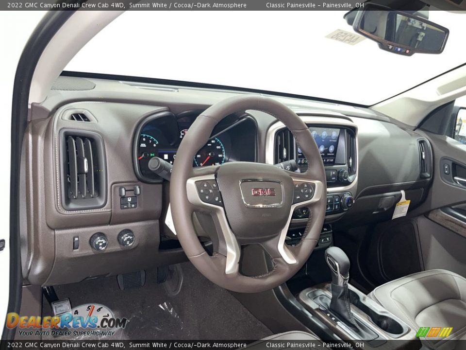 2022 GMC Canyon Denali Crew Cab 4WD Summit White / Cocoa/­Dark Atmosphere Photo #2