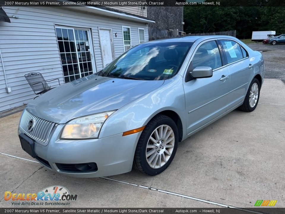 2007 Mercury Milan V6 Premier Satellite Silver Metallic / Medium Light Stone/Dark Charcoal Photo #12