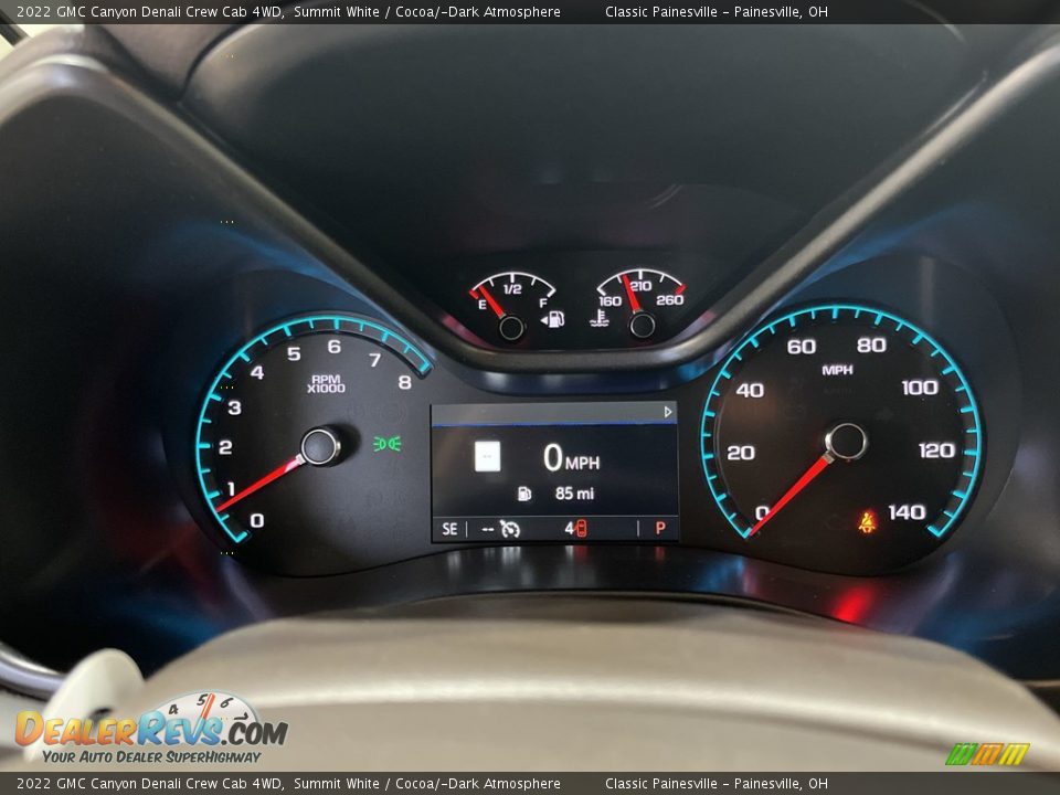 2022 GMC Canyon Denali Crew Cab 4WD Gauges Photo #3