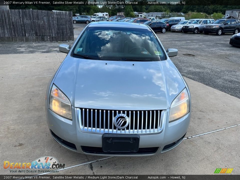 2007 Mercury Milan V6 Premier Satellite Silver Metallic / Medium Light Stone/Dark Charcoal Photo #13