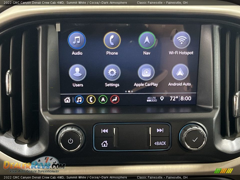 Controls of 2022 GMC Canyon Denali Crew Cab 4WD Photo #5