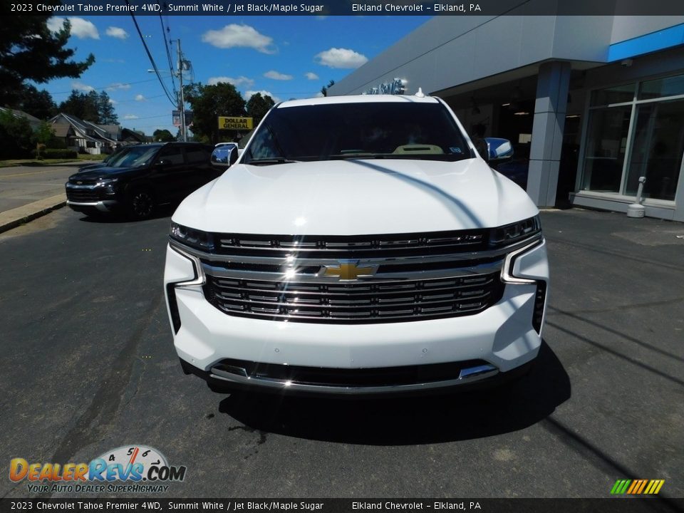 2023 Chevrolet Tahoe Premier 4WD Summit White / Jet Black/Maple Sugar Photo #9