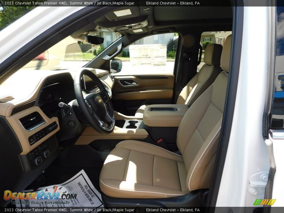 Jet Black/Maple Sugar Interior - 2023 Chevrolet Tahoe Premier 4WD Photo #16