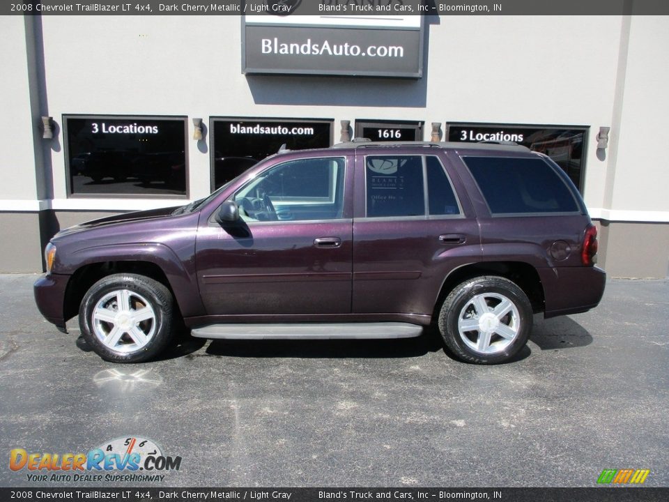 2008 Chevrolet TrailBlazer LT 4x4 Dark Cherry Metallic / Light Gray Photo #1