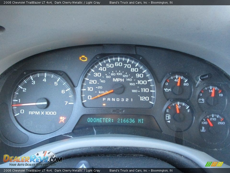 2008 Chevrolet TrailBlazer LT 4x4 Gauges Photo #13