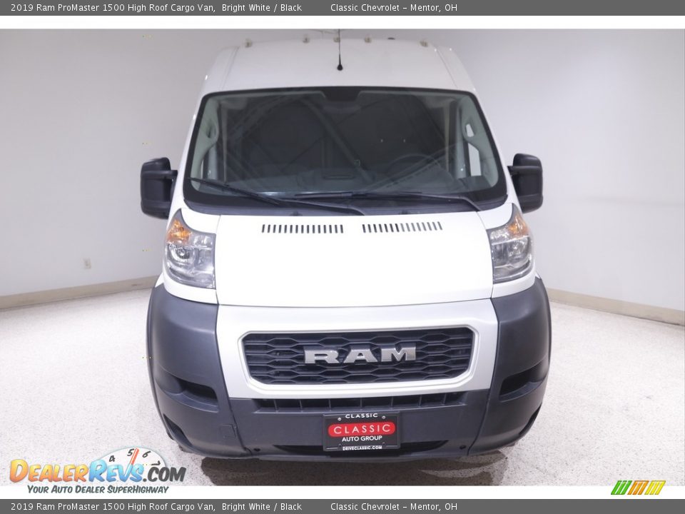2019 Ram ProMaster 1500 High Roof Cargo Van Bright White / Black Photo #2