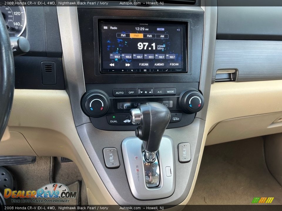 2008 Honda CR-V EX-L 4WD Nighthawk Black Pearl / Ivory Photo #22