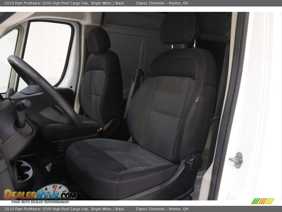 2019 Ram ProMaster 1500 High Roof Cargo Van Bright White / Black Photo #5