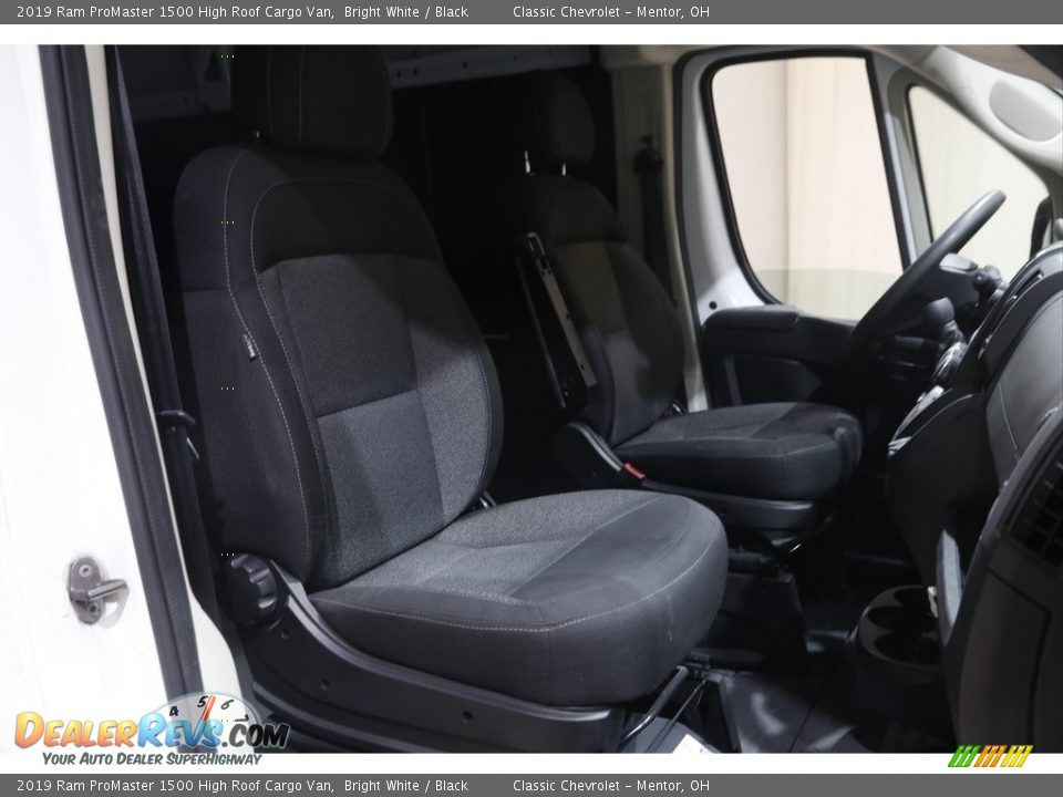 2019 Ram ProMaster 1500 High Roof Cargo Van Bright White / Black Photo #14