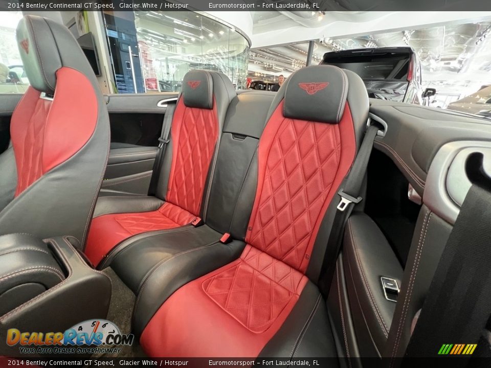 Rear Seat of 2014 Bentley Continental GT Speed Photo #6
