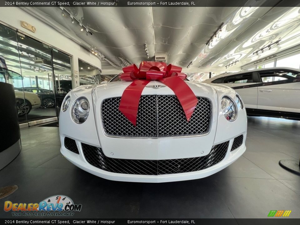 2014 Bentley Continental GT Speed Glacier White / Hotspur Photo #9