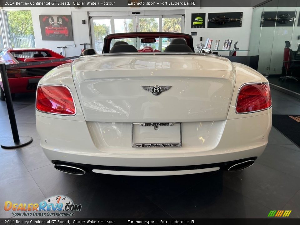 2014 Bentley Continental GT Speed Glacier White / Hotspur Photo #16