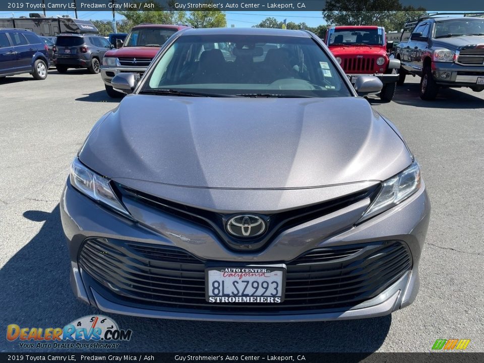 2019 Toyota Camry LE Predawn Gray Mica / Ash Photo #2