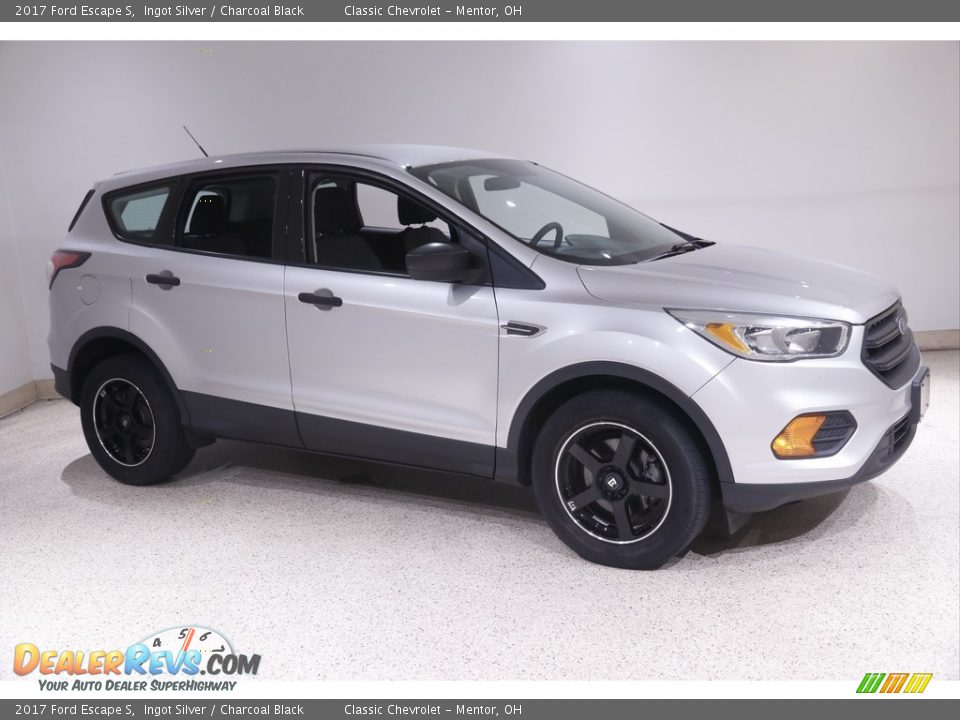 2017 Ford Escape S Ingot Silver / Charcoal Black Photo #1