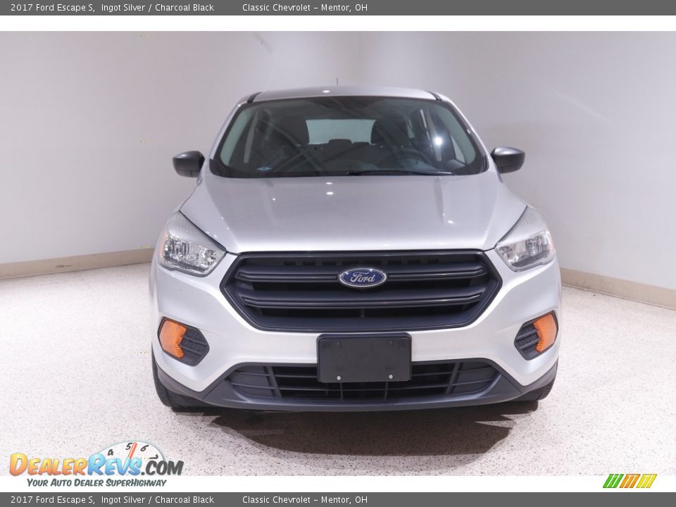 2017 Ford Escape S Ingot Silver / Charcoal Black Photo #2