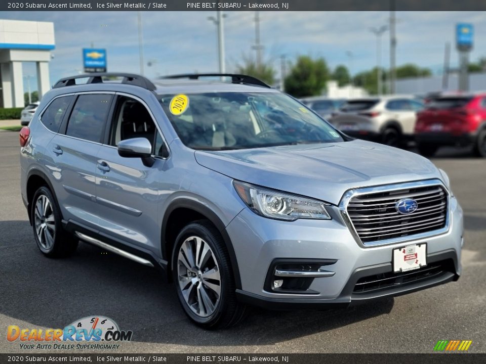 2020 Subaru Ascent Limited Ice Silver Metallic / Slate Photo #16