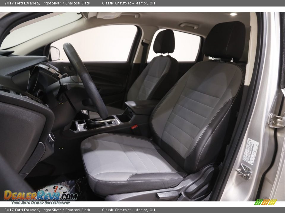 2017 Ford Escape S Ingot Silver / Charcoal Black Photo #5