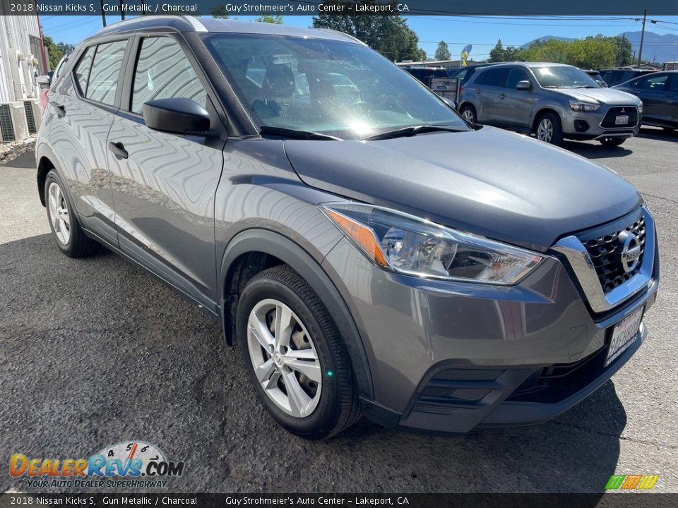 2018 Nissan Kicks S Gun Metallic / Charcoal Photo #3