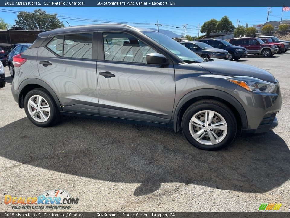 2018 Nissan Kicks S Gun Metallic / Charcoal Photo #4