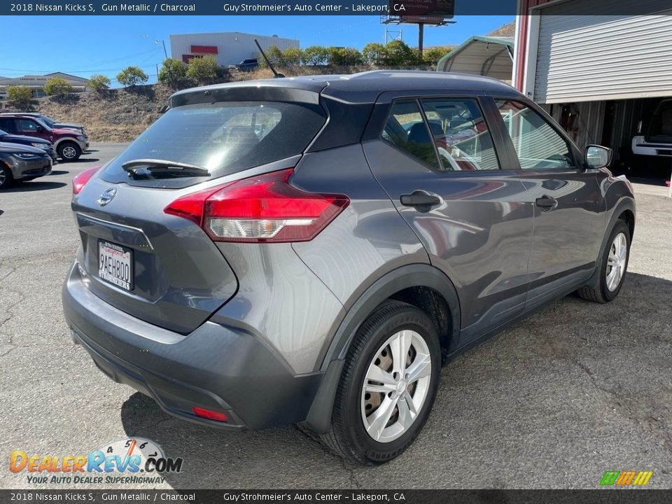 2018 Nissan Kicks S Gun Metallic / Charcoal Photo #5