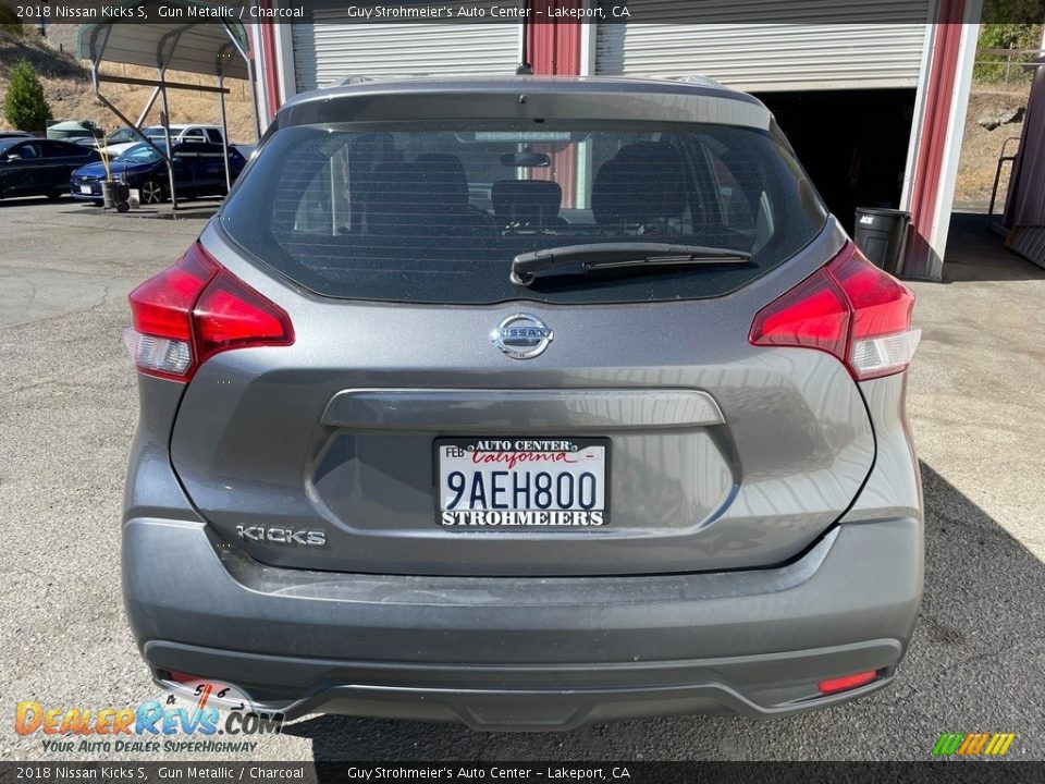 2018 Nissan Kicks S Gun Metallic / Charcoal Photo #6