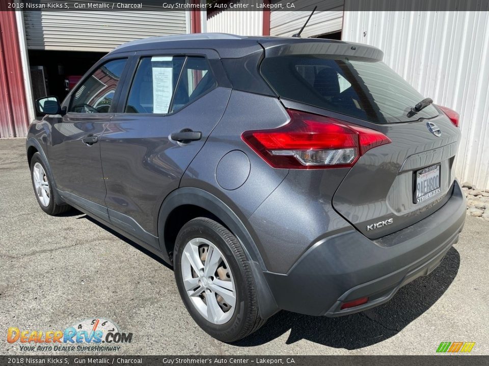 2018 Nissan Kicks S Gun Metallic / Charcoal Photo #7