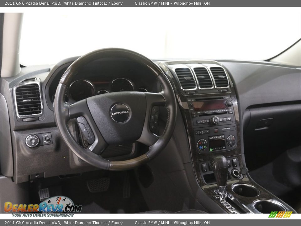 2011 GMC Acadia Denali AWD White Diamond Tintcoat / Ebony Photo #6