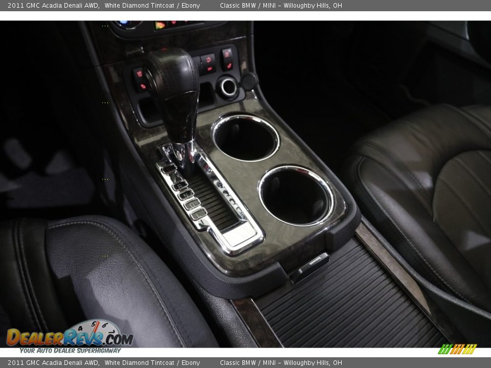 2011 GMC Acadia Denali AWD White Diamond Tintcoat / Ebony Photo #11