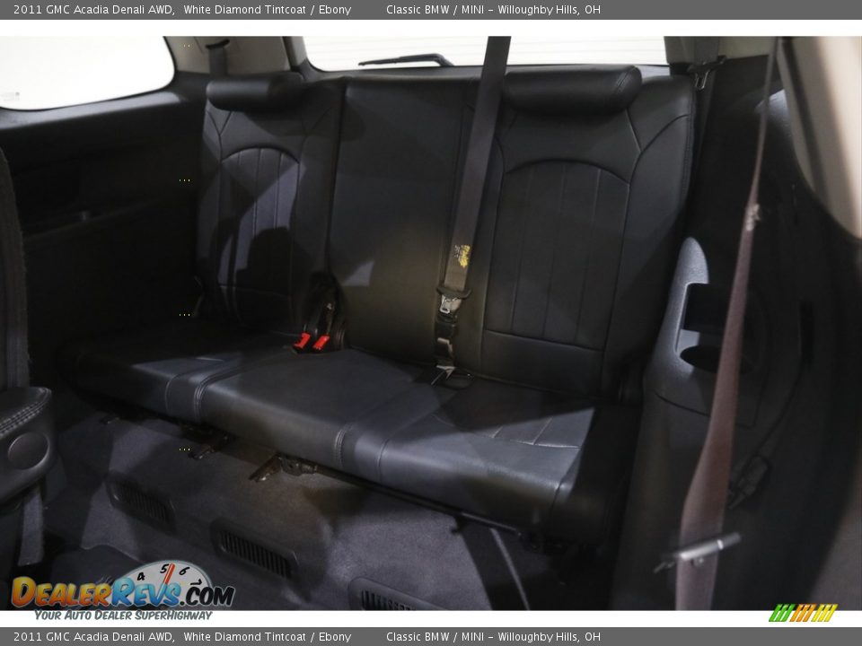 2011 GMC Acadia Denali AWD White Diamond Tintcoat / Ebony Photo #15