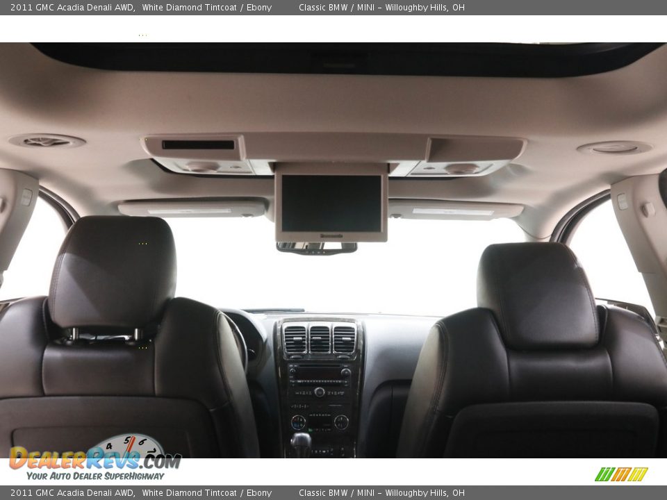2011 GMC Acadia Denali AWD White Diamond Tintcoat / Ebony Photo #16