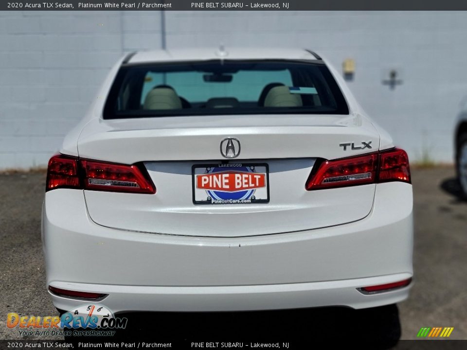 2020 Acura TLX Sedan Platinum White Pearl / Parchment Photo #7