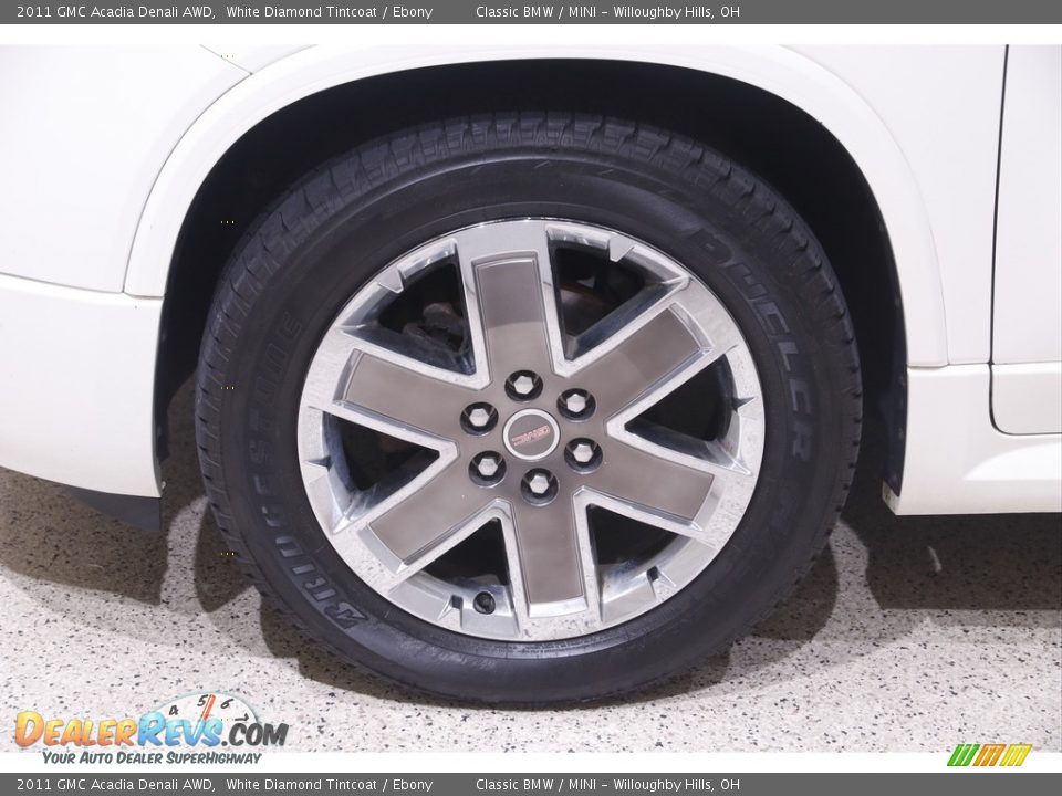2011 GMC Acadia Denali AWD White Diamond Tintcoat / Ebony Photo #19