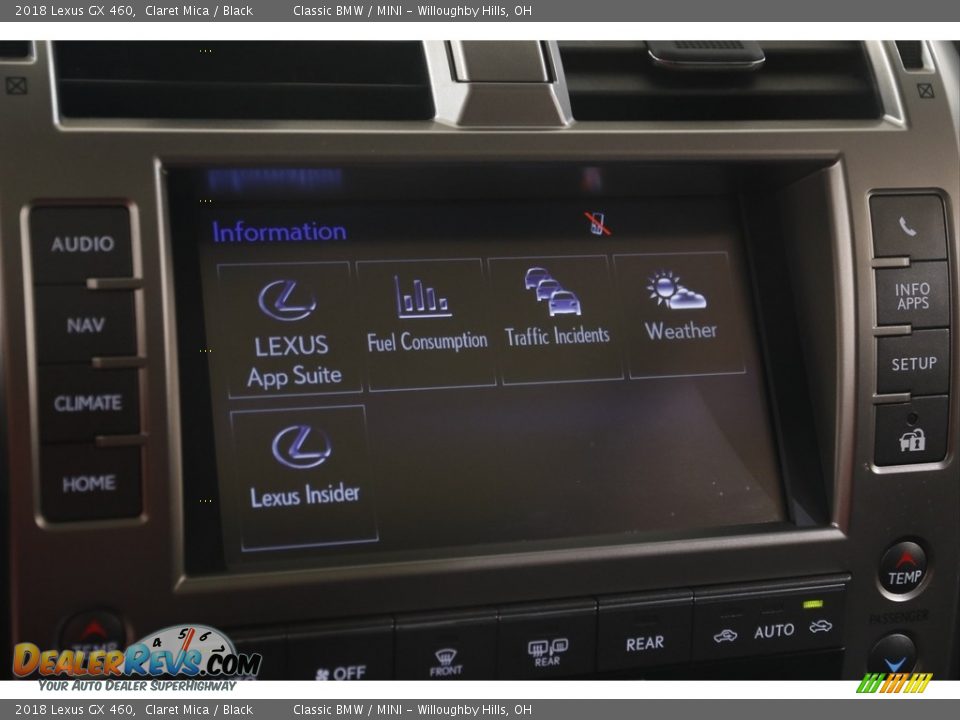 2018 Lexus GX 460 Claret Mica / Black Photo #14