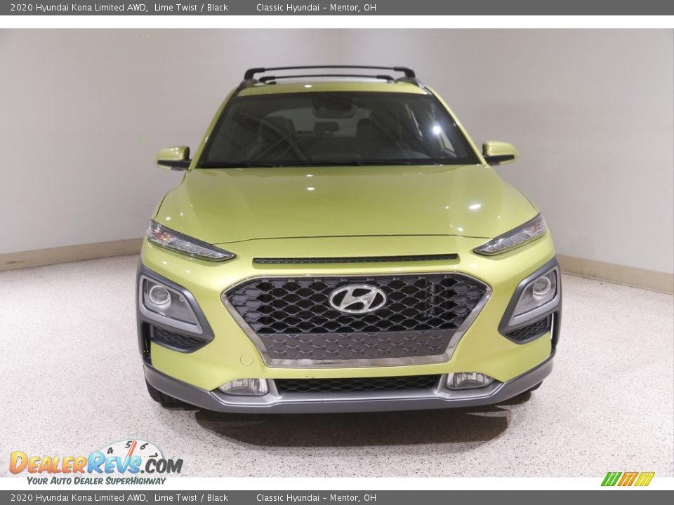 2020 Hyundai Kona Limited AWD Lime Twist / Black Photo #2