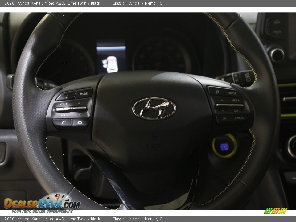 2020 Hyundai Kona Limited AWD Steering Wheel Photo #7