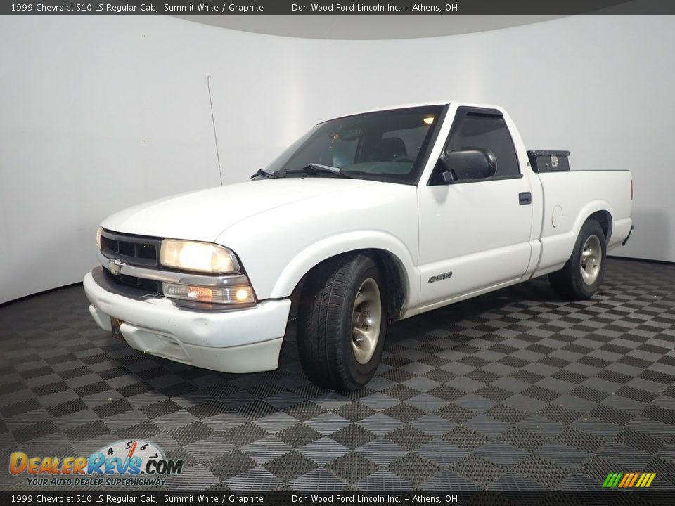 1999 Chevrolet S10 LS Regular Cab Summit White / Graphite Photo #5