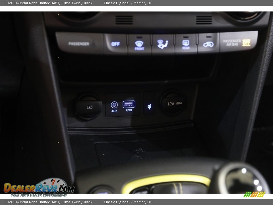 2020 Hyundai Kona Limited AWD Lime Twist / Black Photo #12