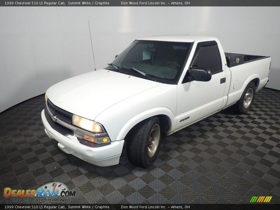 1999 Chevrolet S10 LS Regular Cab Summit White / Graphite Photo #6