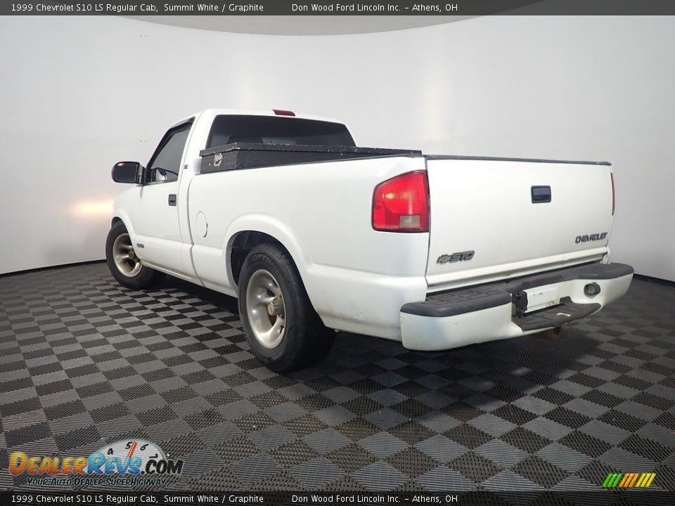 1999 Chevrolet S10 LS Regular Cab Summit White / Graphite Photo #8