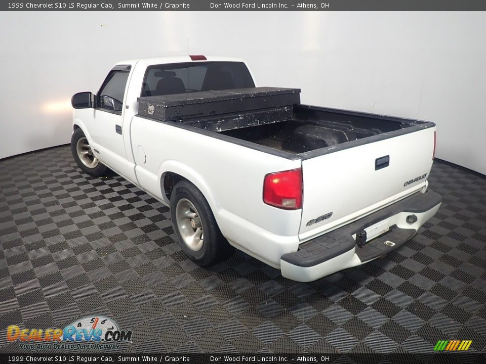 1999 Chevrolet S10 LS Regular Cab Summit White / Graphite Photo #9