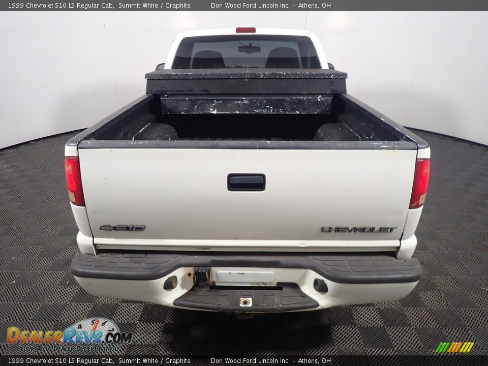 1999 Chevrolet S10 LS Regular Cab Summit White / Graphite Photo #10