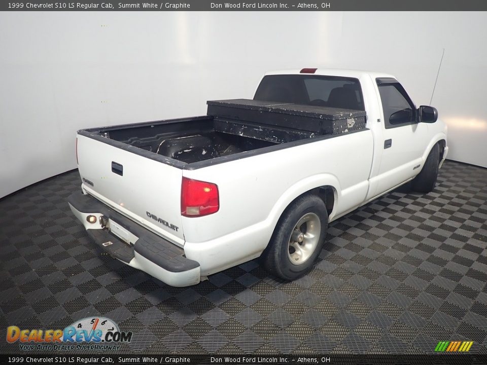 1999 Chevrolet S10 LS Regular Cab Summit White / Graphite Photo #13
