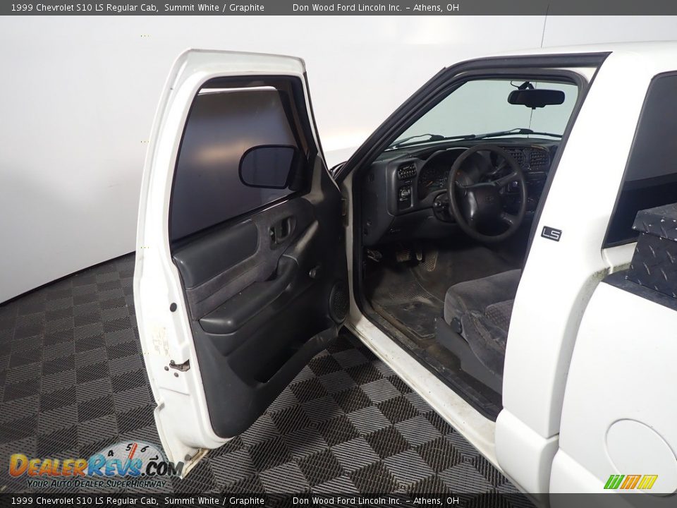 1999 Chevrolet S10 LS Regular Cab Summit White / Graphite Photo #14