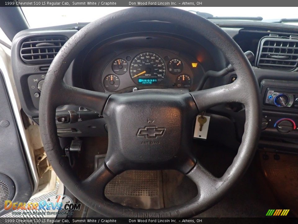 1999 Chevrolet S10 LS Regular Cab Summit White / Graphite Photo #19