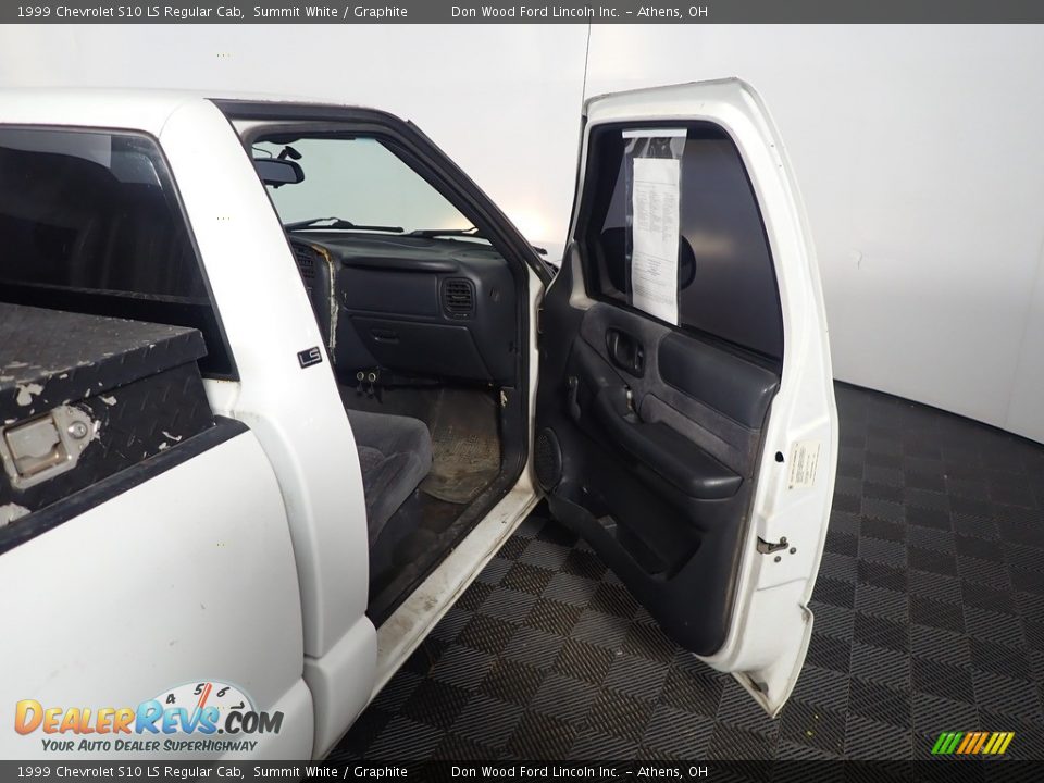 1999 Chevrolet S10 LS Regular Cab Summit White / Graphite Photo #24