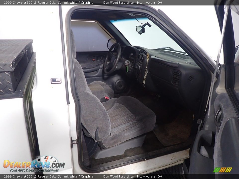1999 Chevrolet S10 LS Regular Cab Summit White / Graphite Photo #25